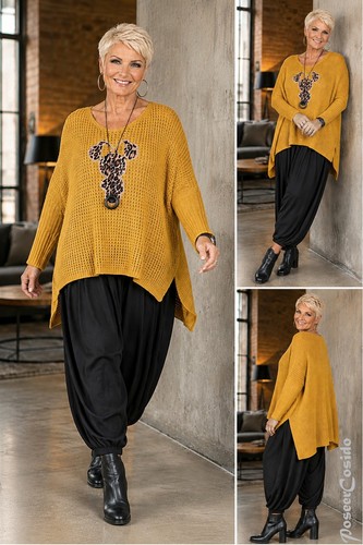 Lagenlook pullover pulli shirt - pulli,