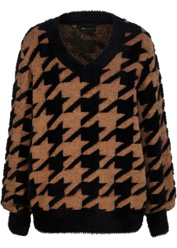 Jaquard pullover mit - jaquard-pullover,
