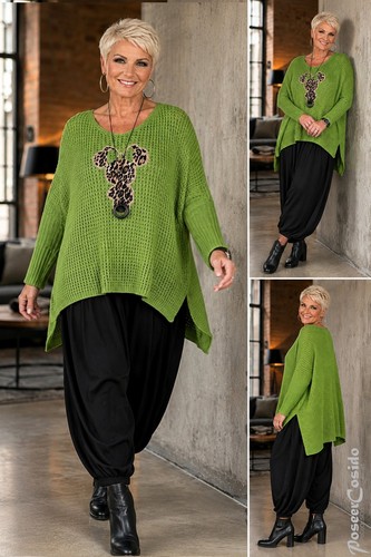 Lagenlook pullover pulli shirt - lagenlook,